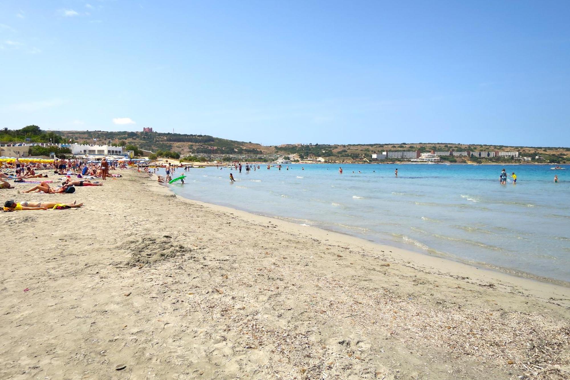 Seafront Apartment Terrace, Lounger & Panoramic Ocean Views Mellieħa Exteriör bild